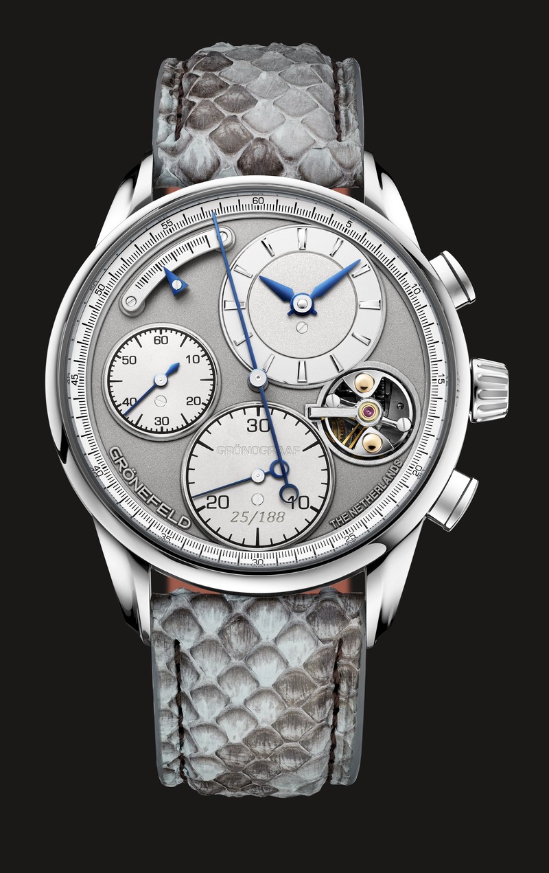 Grönefeld 1941 Grönograaf chronograph in tantalum, GPHG Best Chronograph 2022