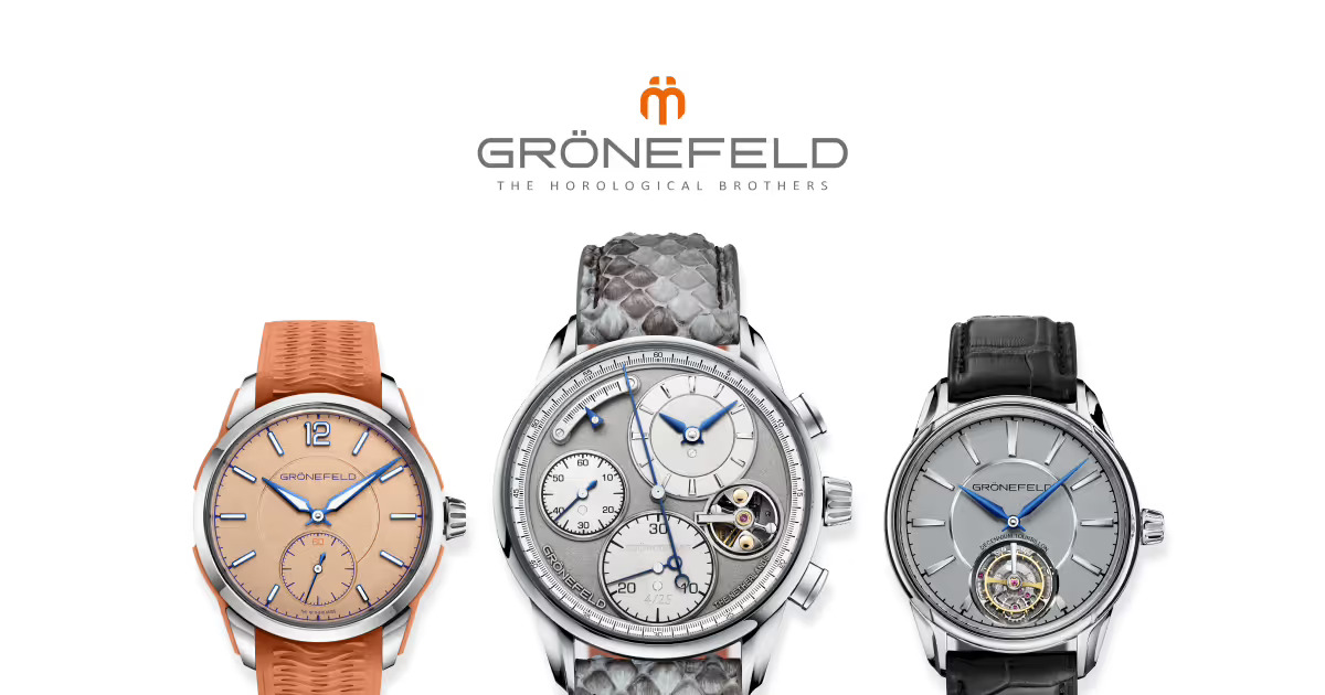 The Grönefeld collection: Principia, Grönograaf, and Parallax Tourbillon