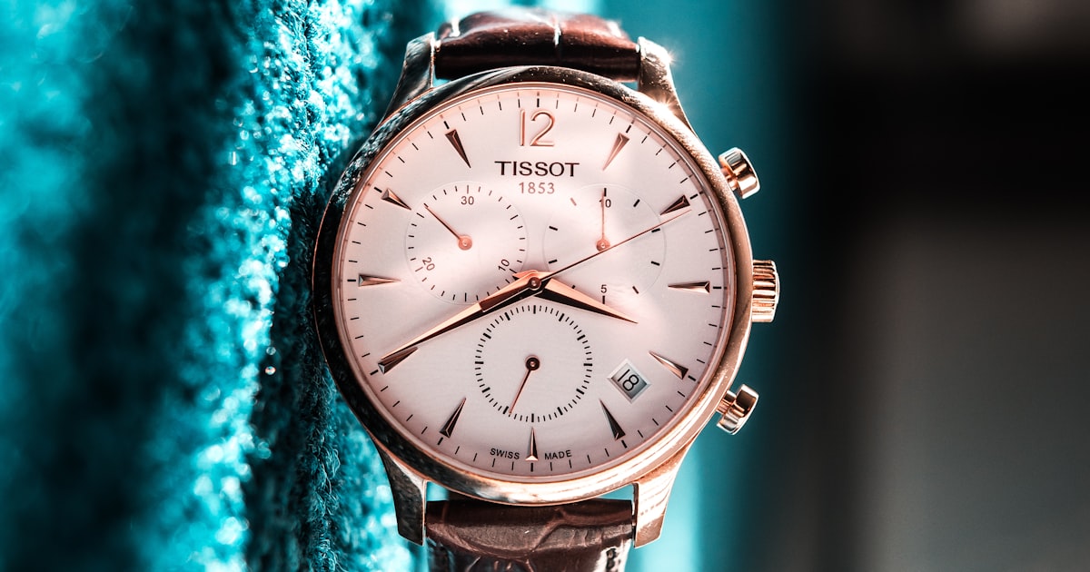 Rolex watch detail showing serial number location